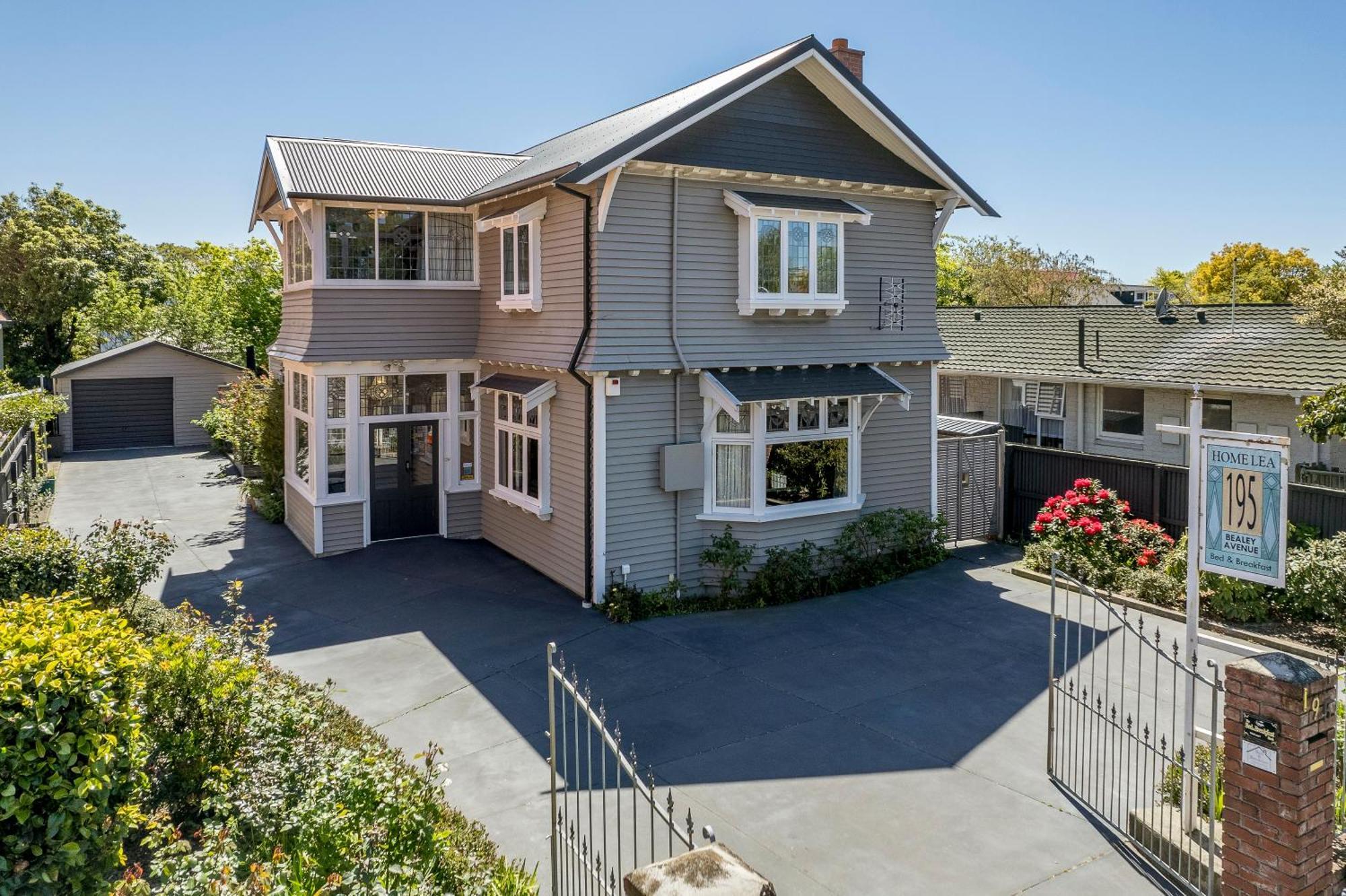 Homelea Bed And Breakfast Christchurch Eksteriør billede